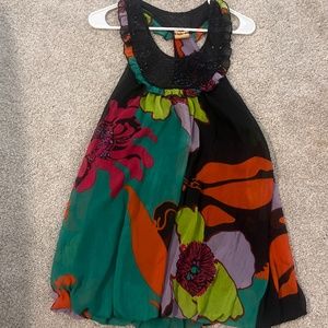 Artsy floral dress